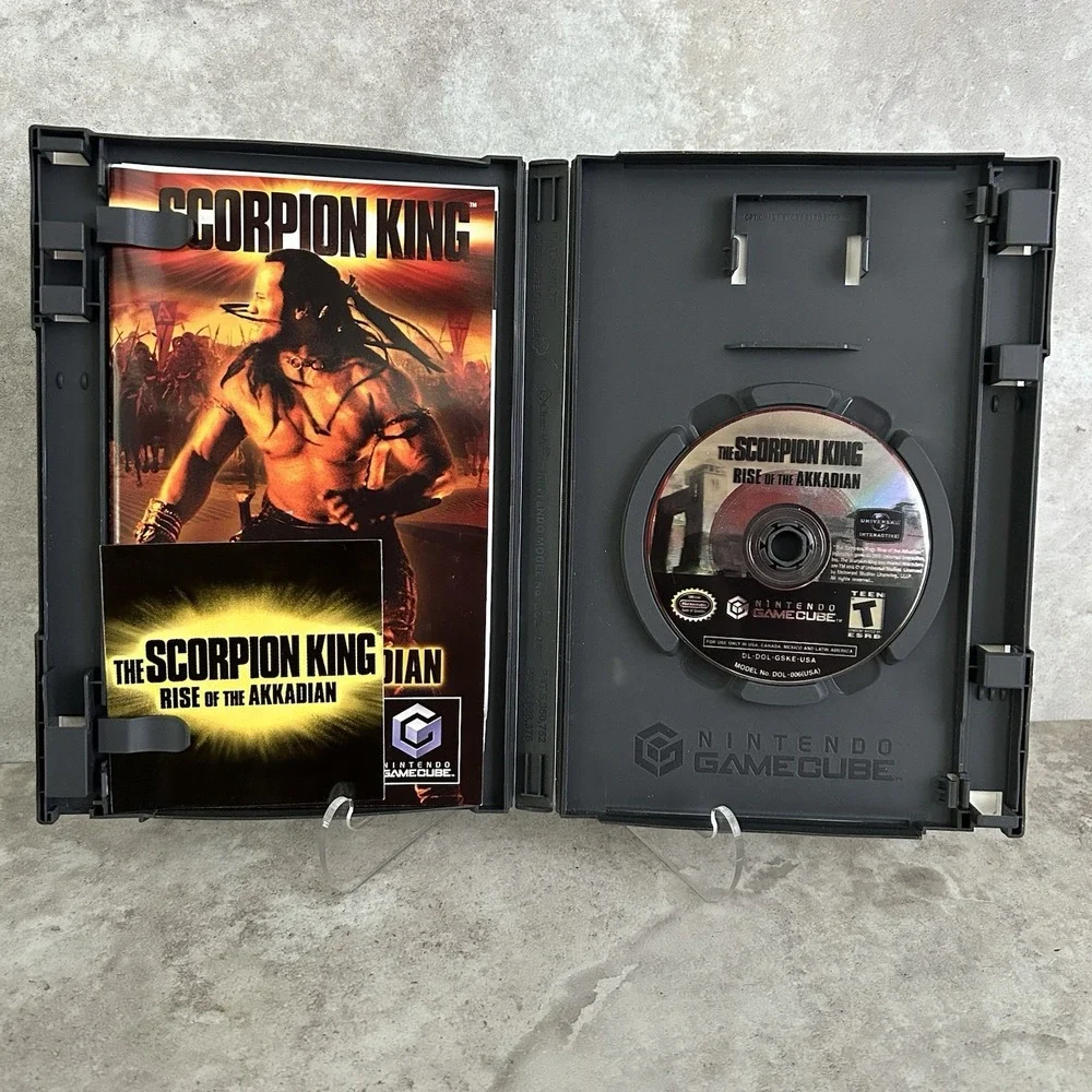 Scorpion King: Rise of the Akkadian (Nintendo GameCube, 2002) CIB Tested